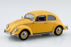 Aoshima RakuPla Snap Kit No.20-PY Volkswagen Beetle Postal Yellow 1/32 Model Kit
