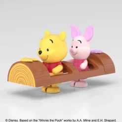 Aoshima RakuPla Tokotoko No.DP-15 Winnie the Pooh Pooh & Piglet Model Kit JAPAN