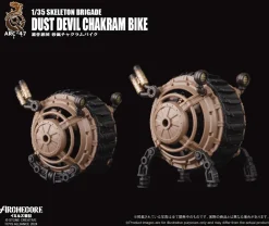 ARC-47 Skeleton Brigade Dust Devil Chakram Bike 1/35 Action Figure JAPAN