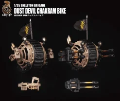 ARC-47 Skeleton Brigade Dust Devil Chakram Bike 1/35 Action Figure JAPAN