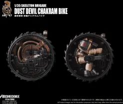 ARC-47 Skeleton Brigade Dust Devil Chakram Bike 1/35 Action Figure JAPAN