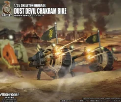 ARC-47 Skeleton Brigade Dust Devil Chakram Bike 1/35 Action Figure JAPAN
