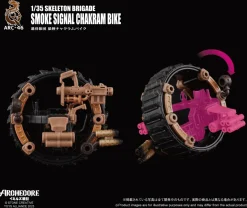 ARC-46 Skeleton Brigade Smoke Signal Chakram Bike 1/35 Action Figure JAPAN