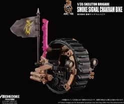 ARC-46 Skeleton Brigade Smoke Signal Chakram Bike 1/35 Action Figure JAPAN