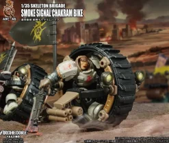 ARC-46 Skeleton Brigade Smoke Signal Chakram Bike 1/35 Action Figure JAPAN
