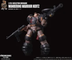 ARC-48 Skeleton Brigade Wandering Warrior Hertz 1/35 Action Figure JAPAN