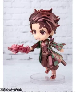 BANDAI Figuarts mini Demon Slayer Tanjiro Kamado Hinokami Kagura Action Figure