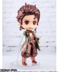 BANDAI Figuarts mini Demon Slayer Tanjiro Kamado Hinokami Kagura Action Figure