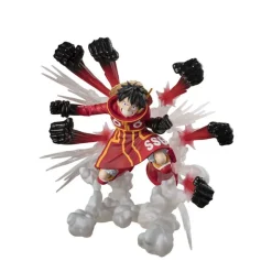 BANDAI Figuarts ZERO ONE PIECE Monkey D. Luffy Gum Gum Hawk Gatling Figure JAPAN