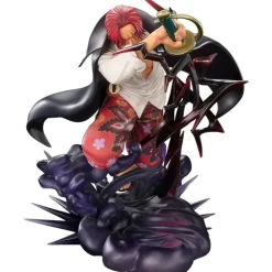 BANDAI Figuarts ZERO Super Fierce Battle ONE PIECE Shanks Kamusari Figure JAPAN