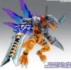 BANDAI Figure-Rise Standard Amplified Digimon Metal Greymon Vaccine Figure JAPAN