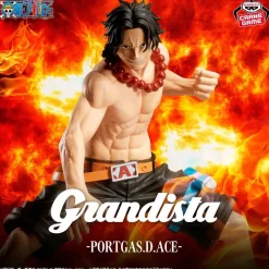 BANDAI Grandista One Piece Portgas D Ace Figure JAPAN OFFICIAL