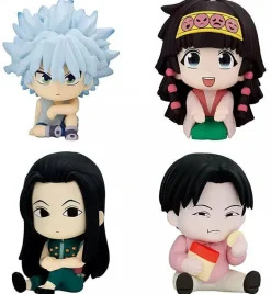 BANDAI Hunter x Hunter Suwarasetai Part.4 Set of 4 Figure Capsule Toy JAPAN