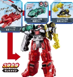 BANDAI Kiramager Robo 01 Mashin Gattai DX Kirameijin Set Action Figure JAPAN