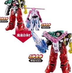 BANDAI Kiramager Robo 01 Mashin Gattai DX Kirameijin Set Action Figure JAPAN