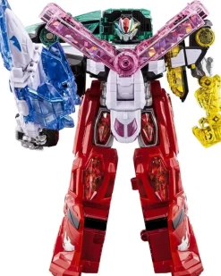 BANDAI Kiramager Robo 01 Mashin Gattai DX Kirameijin Set Action Figure JAPAN