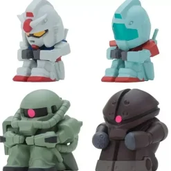 BANDAI Machibouke Mobile Suit Gundam Set of 4 Types Figure Capsule Toy JAPAN
