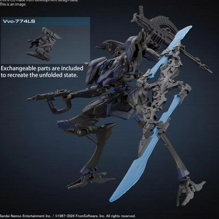 BANDAI 30MM Armored Core VI Schneider Nachtreiher 40E STEEL HAZE Model Kit JAPAN