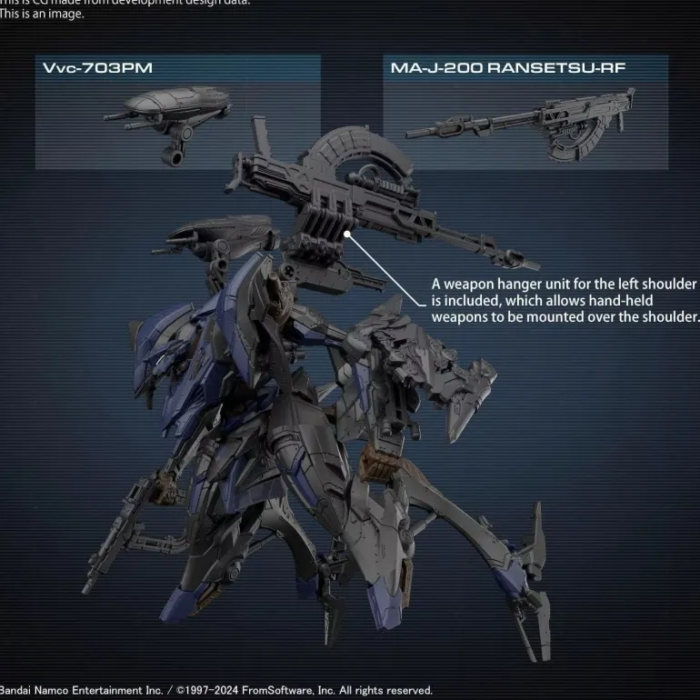 BANDAI 30MM Armored Core VI Schneider Nachtreiher 40E STEEL HAZE Model Kit JAPAN