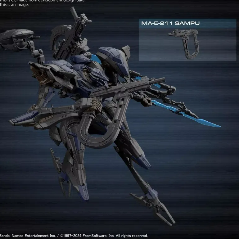 BANDAI 30MM Armored Core VI Schneider Nachtreiher 40E STEEL HAZE Model Kit JAPAN