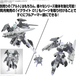 BANDAI 30MM Option Parts Set 20 Full Armor Unit 1 1/144 Model Kit JAPAN OFFICIAL