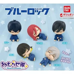 BANDAI Nemurasetai BLUE LOCK Complete Set Figure Capsule Toy Japan OFFICIAL