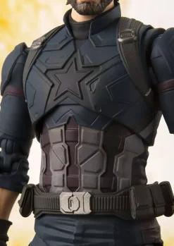 BANDAI S. H. Figuarts Avengers Captain America Infinity War Figure JAPAN