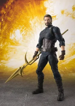 BANDAI S. H. Figuarts Avengers Captain America Infinity War Figure JAPAN