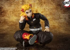 BANDAI S.H.Figuarts Demon Slayer Kyojuro Rengoku Action Figure JAPAN OFFICIAL