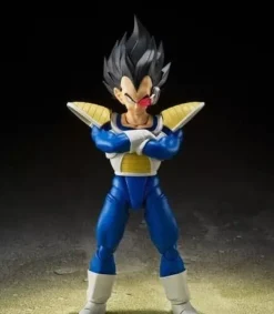 BANDAI S.H.Figuarts Dragon Ball Z Vegeta 24000 Combat Power Action Figure JAPAN