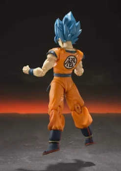 BANDAI S.H.Figuarts Dragon Ball Super Saiyan God Son Goku Action Figure JAPAN