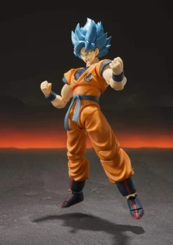 BANDAI S.H.Figuarts Dragon Ball Super Saiyan God Son Goku Action Figure JAPAN