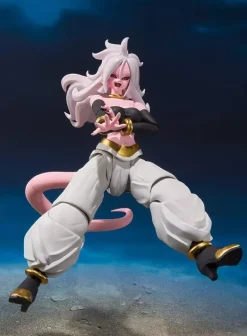 BANDAI S.H.Figuarts Dragon Ball Fighters Android 21 Action Figure JAPAN OFFICIAL
