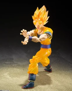 BANDAI S.H.Figuarts Dragon Ball Z Super Saiyan Son Goku Z Fighters Action Figure