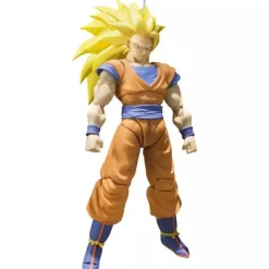 BANDAI S.H.Figuarts Dragon Ball Z Super Saiyan 3 Son Goku Action Figure JAPAN
