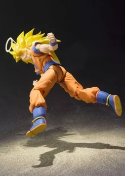 BANDAI S.H.Figuarts Dragon Ball Z Super Saiyan 3 Son Goku Action Figure JAPAN