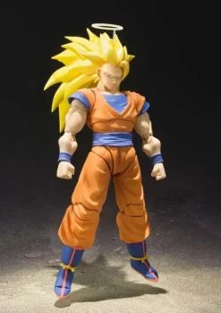 BANDAI S.H.Figuarts Dragon Ball Z Super Saiyan 3 Son Goku Action Figure JAPAN