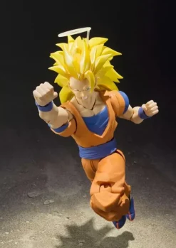 BANDAI S.H.Figuarts Dragon Ball Z Super Saiyan 3 Son Goku Action Figure JAPAN