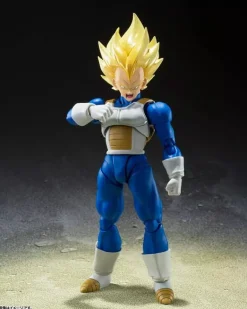 BANDAI S.H.Figuarts Dragon Ball Z Super Saiyan Vegeta Action Figure JAPAN