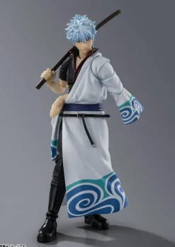 BANDAI S.H.Figuarts Gintama Gintoki Sakata Action Figure JAPAN OFFICIAL