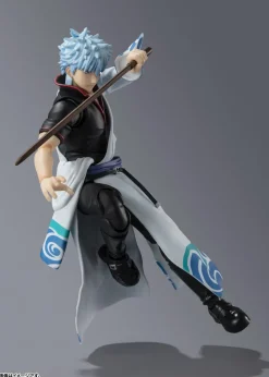 BANDAI S.H.Figuarts Gintama Gintoki Sakata Action Figure JAPAN OFFICIAL