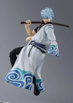 BANDAI S.H.Figuarts Gintama Gintoki Sakata Action Figure JAPAN OFFICIAL