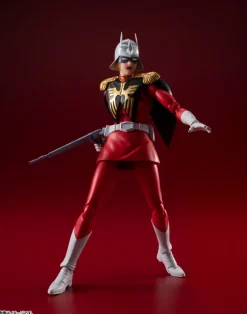 BANDAI S.H.Figuarts Mobile Suit Gundam Char Aznable Action Figure JAPAN OFFICIAL