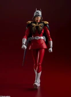 BANDAI S.H.Figuarts Mobile Suit Gundam Char Aznable Action Figure JAPAN OFFICIAL
