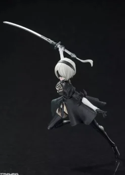 BANDAI S.H.Figuarts NieR:Automata Ver1.1a 2B Action Figure JAPAN OFFICIAL