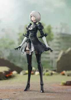 BANDAI S.H.Figuarts NieR:Automata Ver1.1a 2B Action Figure JAPAN OFFICIAL