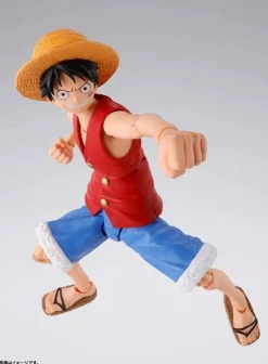 BANDAI S.H.Figuarts ONE PIECE Romance Dawn Monkey D. Luffy Action Figure JAPAN