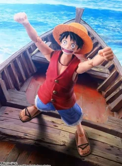 BANDAI S.H.Figuarts ONE PIECE Romance Dawn Monkey D. Luffy Action Figure JAPAN