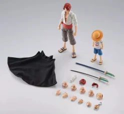 BANDAI S.H.Figuarts One Piece Shanks & Monkey D. Luffy Childhood Action Figure