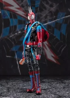 BANDAI S.H.Figuarts Spider-Man Across the Spider-Verse Spider-Punk Action Figure